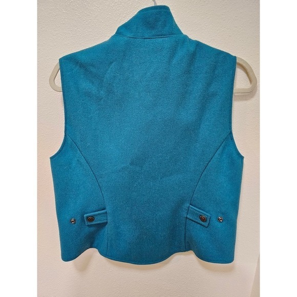 Powder PR River Outfitters SzM. Teal green Wool blend western best. Texas design - Picture 2 of 11